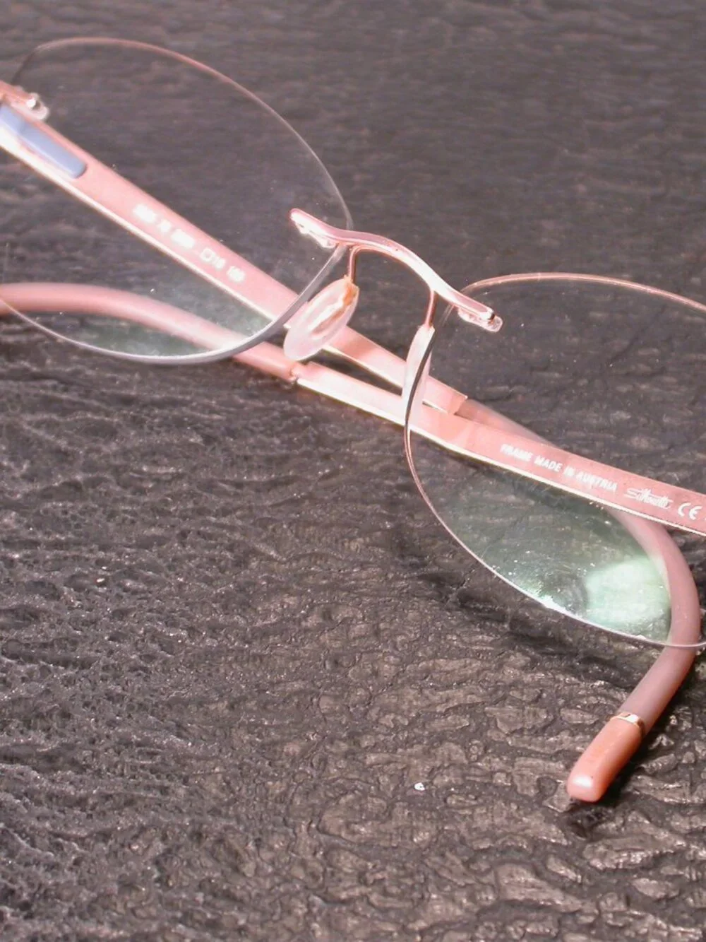 Silhouette Titan Frameless Beige Light Weight Eyeglasses Made in Austria